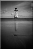 SJ1285 : Point of Ayr lighthouse by Brian Deegan