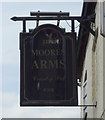 Sign for the former Moores Arms, Norton-Juxta-Twycross