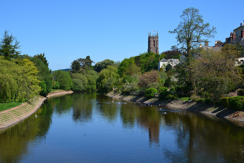 Tiverton : The River Exe © Lewis Clarke :: Geograph Britain and Ireland