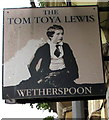 Tom Toya Lewis name sign, Newport