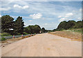 New carriageway under construction