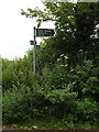TL1814 : Hertfordshire Way Byway sign off Codicote Road by Geographer