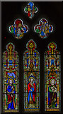 SK8333 : Stained glass window, St James's church, Woolsthorpe by Belvoir by Julian P Guffogg