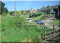 View from a Norwich-Great Yarmouth train - passing Burnthouse Road, Cantley