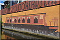 Canal boat brickwork