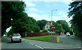 "One Way" junction at Powick