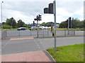 NY5129 : Toucan crossing at M6 junction 40 by Oliver Dixon