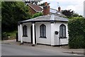 SO4958 : Lodge or toll house in Leominster by Philip Halling