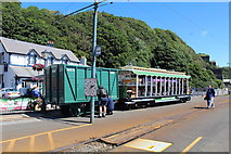 SC3977 : Manx Electric Railway tram number 16 and wagon by Richard Hoare