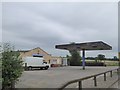 ST5934 : Former filling station on A37 north of Hornblotton by David Smith