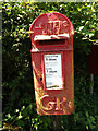 TM0580 : Low Common George V  Postbox by Geographer