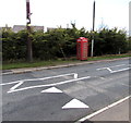 Red phonebox, Cirencester Road, Minchinhampton