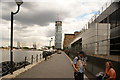 View of a new tower being constructed off Manchester Road from South Dock #2