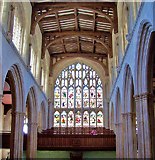 SP5106 : Oxford University Church, West Window by Len Williams