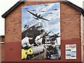 J3272 : Polish Air Forces (Polskie Siły Powietrzne) mural, Benburb Street, Belfast â€“ August 2016(1) by Albert Bridge