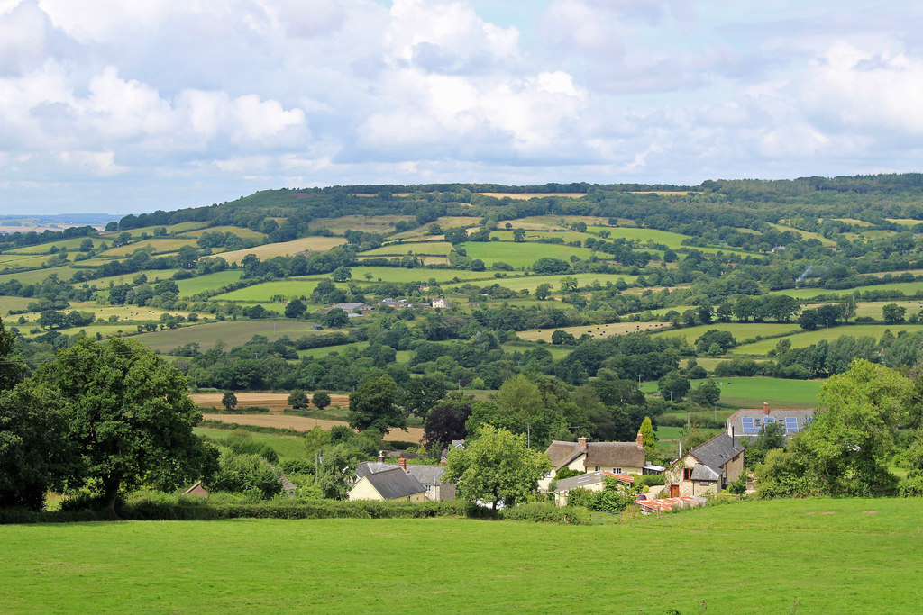 Browning's Farm and Culmstock Beacon © Nick Chipchase :: Geograph ...