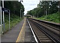 SU9766 : Longcross railway station, Surrey by Nigel Thompson