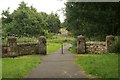 Entrance to Robroyston Park Local Nature Reserve