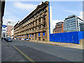 Retained facade on James Watt Street