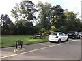 Gardens in front of Strathaven Hotel