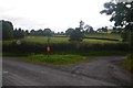 Path sign near Longden