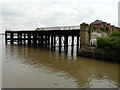 Remains of Gravesend West Station?s pier