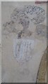 SP4033 : Wall painting in South Newington church #6 by Philip Halling