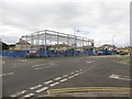 NT9952 : Pets at Home store under Construction, Prince Edward Road, Tweedmouth by Graham Robson
