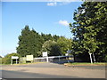 Entrance to the Canterbury vehicle testing station