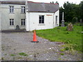 Seion Chapel, St Clears - with foundations of old house next door