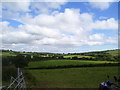 View over Castle Ely from Crunwere Church, Llanteg