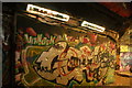 View of street art in Leake Street Tunnel #33