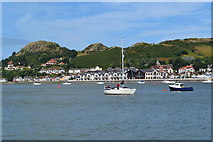 SH7878 : View across the Conwy Estuary to Deganwy Quay by David Martin