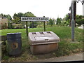 Wattisfield Road sign & grit Bin