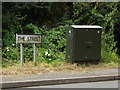 The Street sign & Telecommunication Box