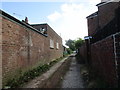 Alleyway behind Ebery Grove