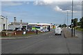 Traffic lights on the A1046