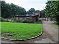 Boarded up building, Little Plumstead Hospital