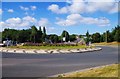 Roundabout in Monahan Way, Carterton, Oxon