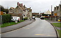 Zigzag markings on Castle Road, Pucklechurch