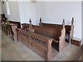 TM4398 : St Matthias, Thorpe next Haddiscoe: choir stalls by Basher Eyre