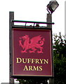 Duffryn Arms name sign, Duffryn, Newport