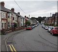 Cars and houses, Elm Grove Road, Dinas Powys