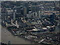 The Isle of Dogs from the air