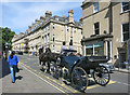 ST7465 : Carriage and Horses on Gay Street by Des Blenkinsopp