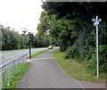 National Cycle Network Route 4 sign, Duffryn Way, Newport