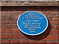 Blue plaque in Crown Street