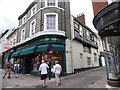 Junction of Abbeygate and Lower Baxter Streets