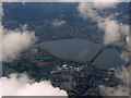 Queen Elizabeth Reservoir from the air