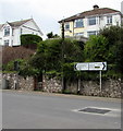 A381 and A379 directions sign, Teignmouth